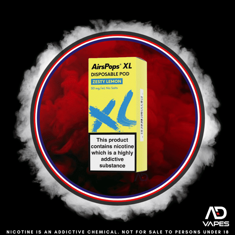 Airscream AirsPops XL Replacement Pod 50mg Zesty Lemon