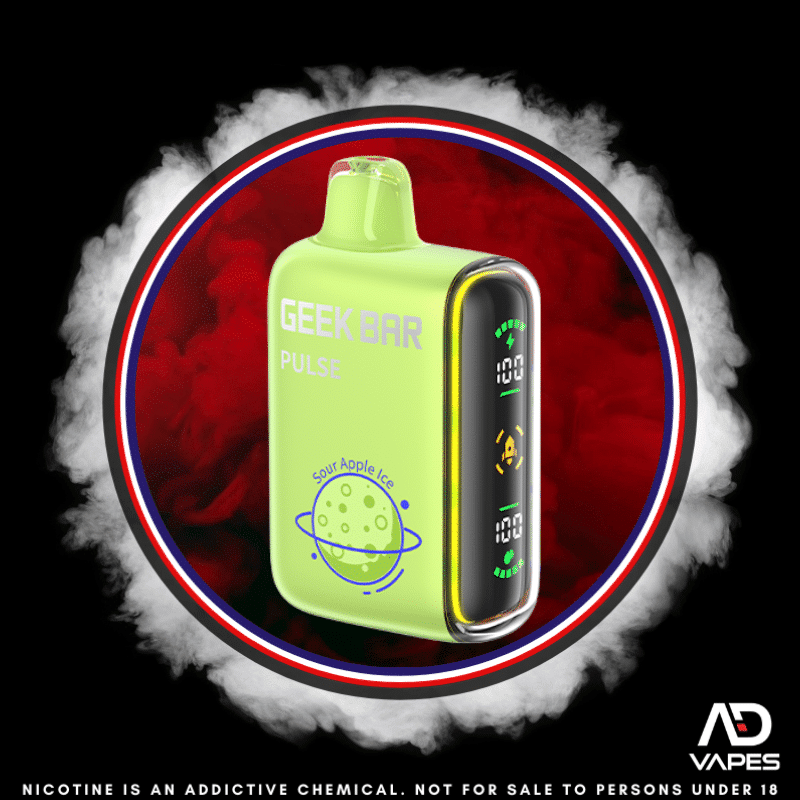 Geek Bar Pulse 15k 50mg Sour Apple Ice