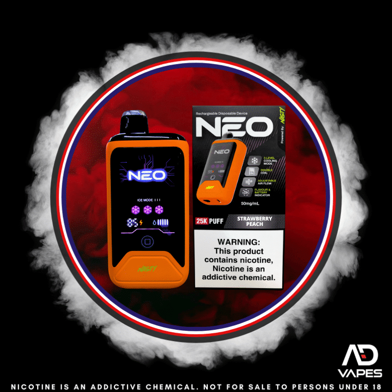 Nasty NEO 25K 50mg Strawberry Peach