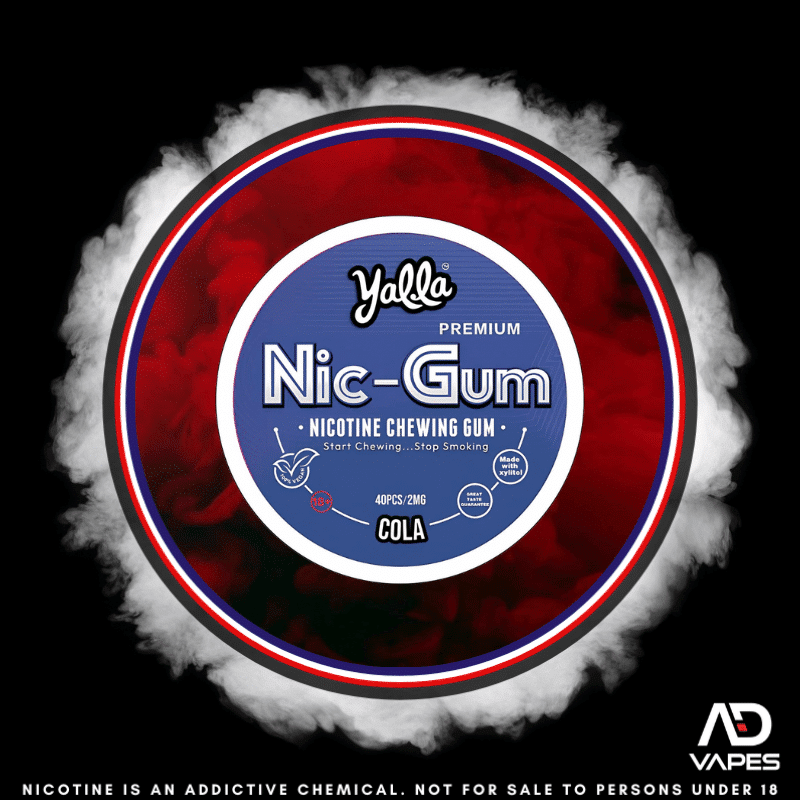 Yalla Nicotine Gum 2mg Cola Ice 40 Pack
