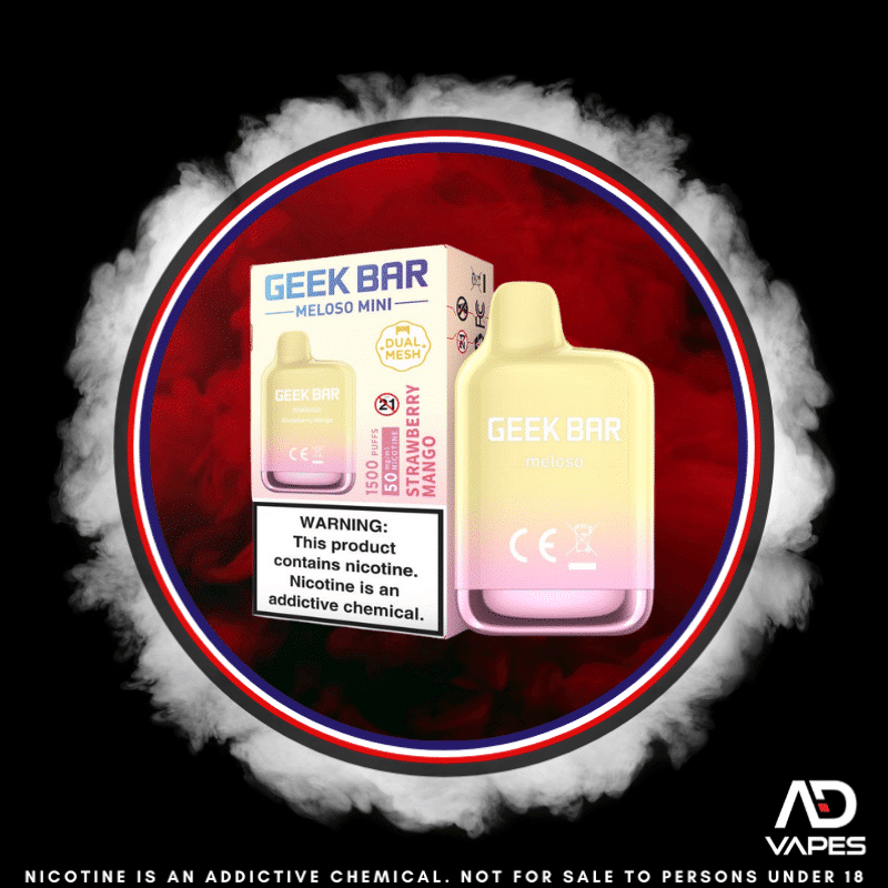 Geek Bar Meloso Mini 1500 50mg Strawberry Mango