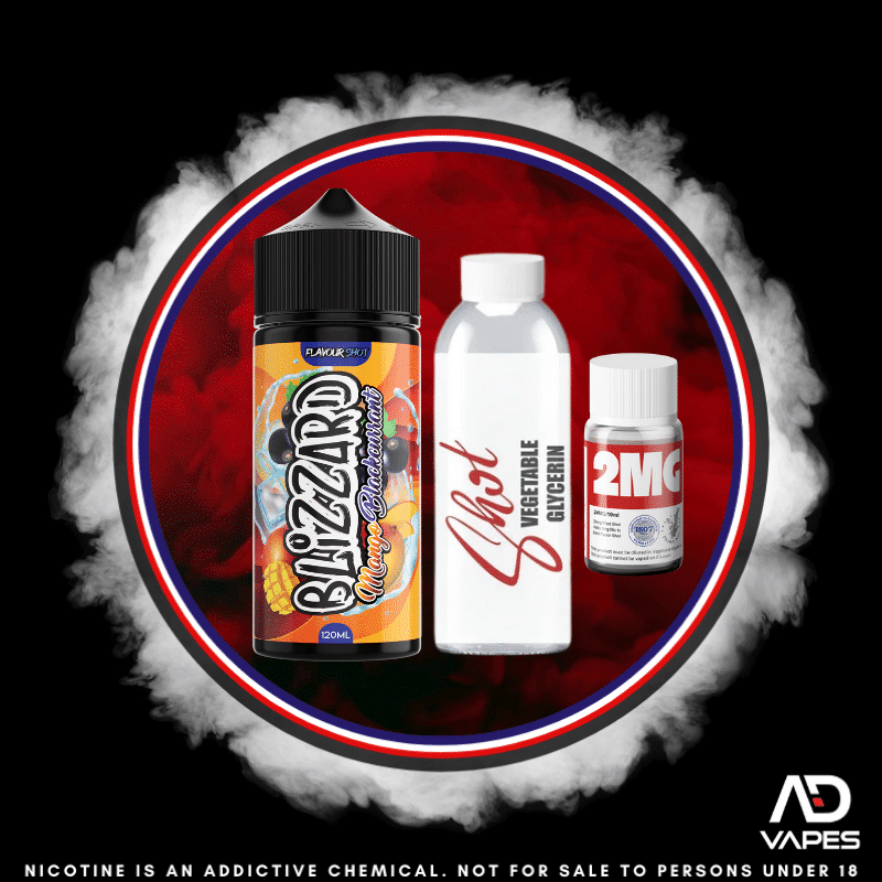 Blizzard Mango Blackcurrant 120ml Longfill Kit