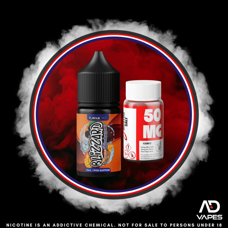Blizzard Mango Blackcurrant 50mg 30ml Longfill Kit