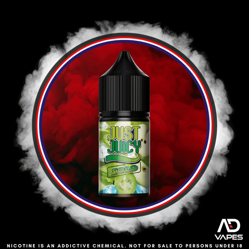 The Hidden Cloud Just Juicy Solo Green Apple 30ml Flavour Shot