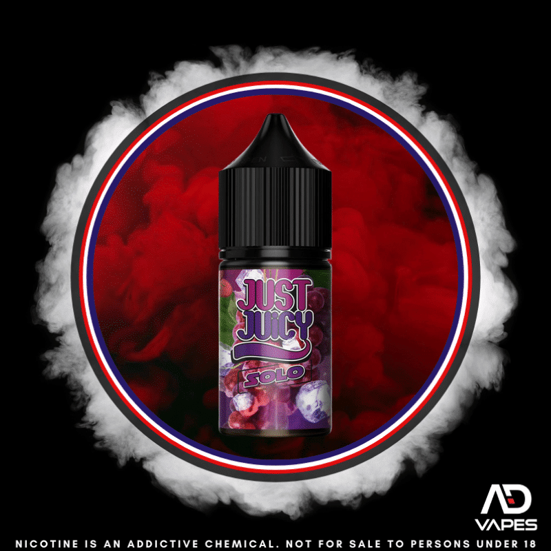 The Hidden Cloud Just Juicy Solo Purple Grape 30ml Flavour Shot