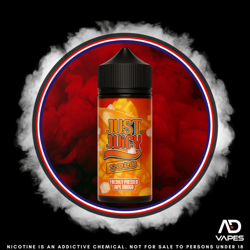 The Hidden Cloud Just Juicy Solo Ripe Mango 120ml Flavour Shot