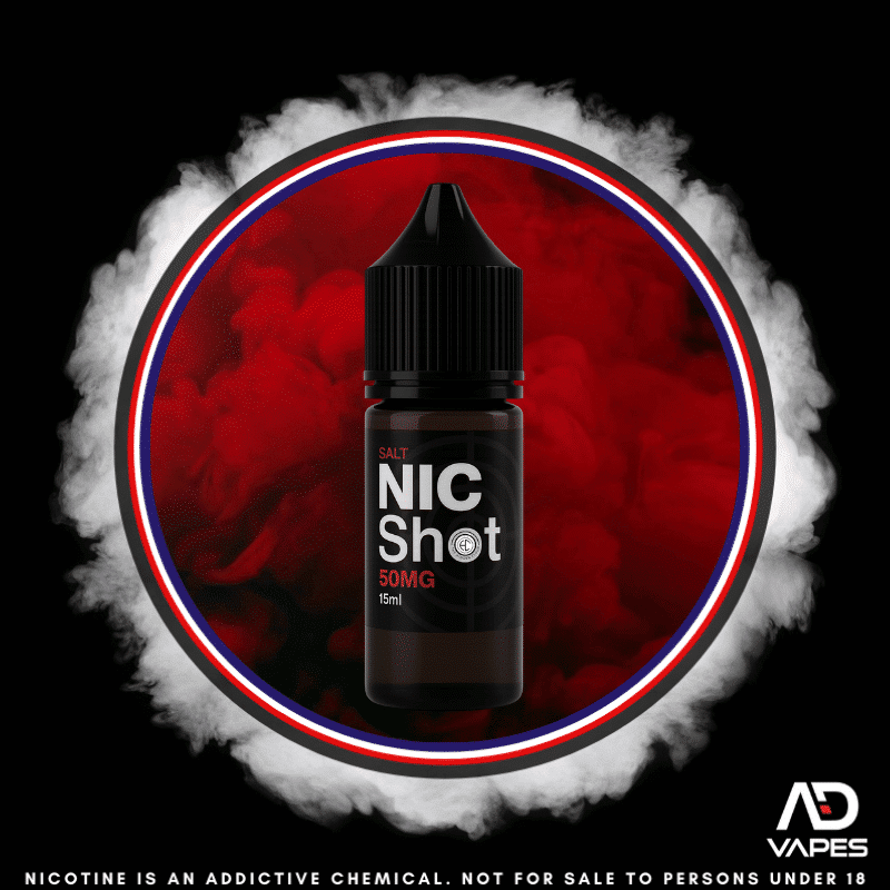 The Hidden Cloud Nicotine Shot 50mg 15ml Makes 25mg 30ml