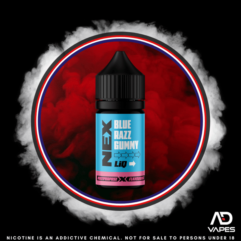 Pod Salt NexLiq Blue Razz Gummy 30ml Flavour Shot