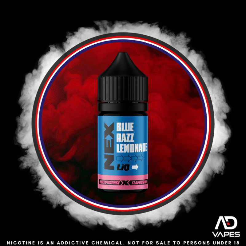 Pod Salt NexLiq Blue Razz Lemonade 30ml Flavour Shot