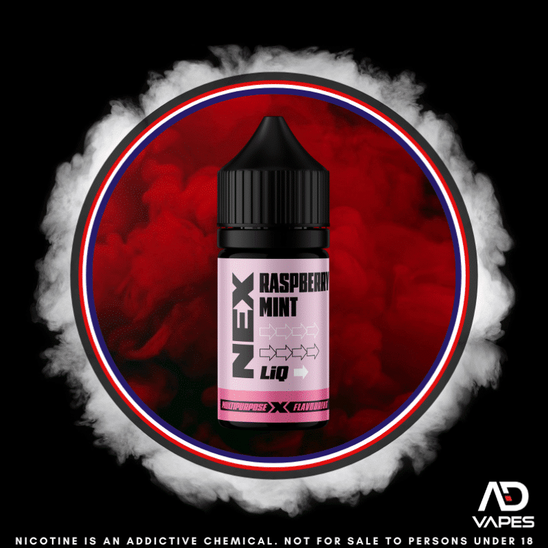 Pod Salt NexLiq Raspberry Mint 30ml Flavour Shot