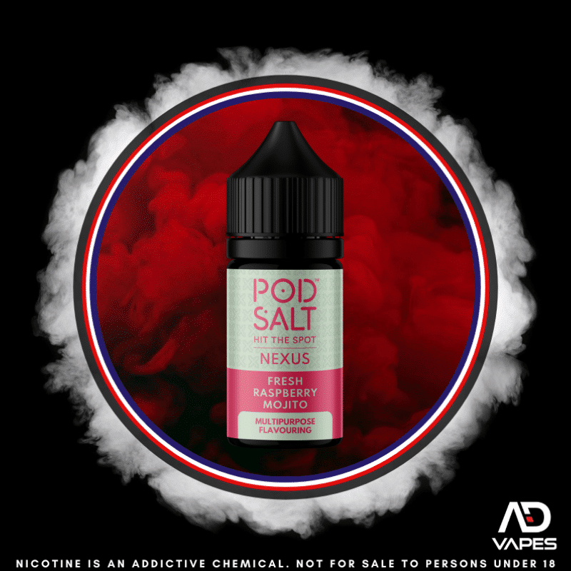Pod Salt Nexus Fresh Raspberry Mojito 30ml Flavour Shot